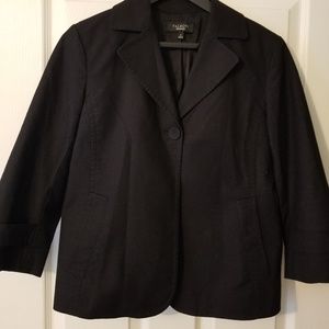 Talbot's Black Button Blazer